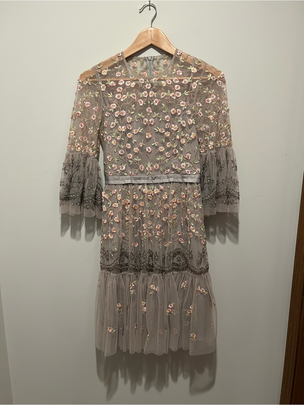 Needle & Thread Embroidered and Beaded Dress